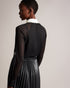 CHAYSE-Tops-Contrast Collar Blouse- Ted Baker Romania